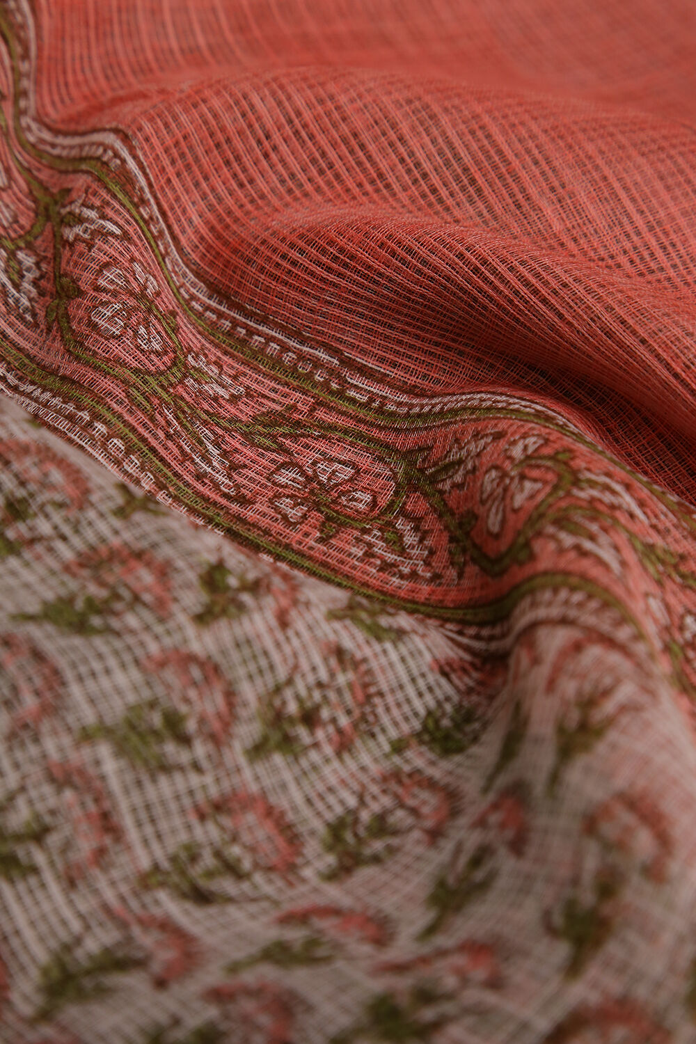 Powder Pink Printed Pure Cotton Suit Set image number null