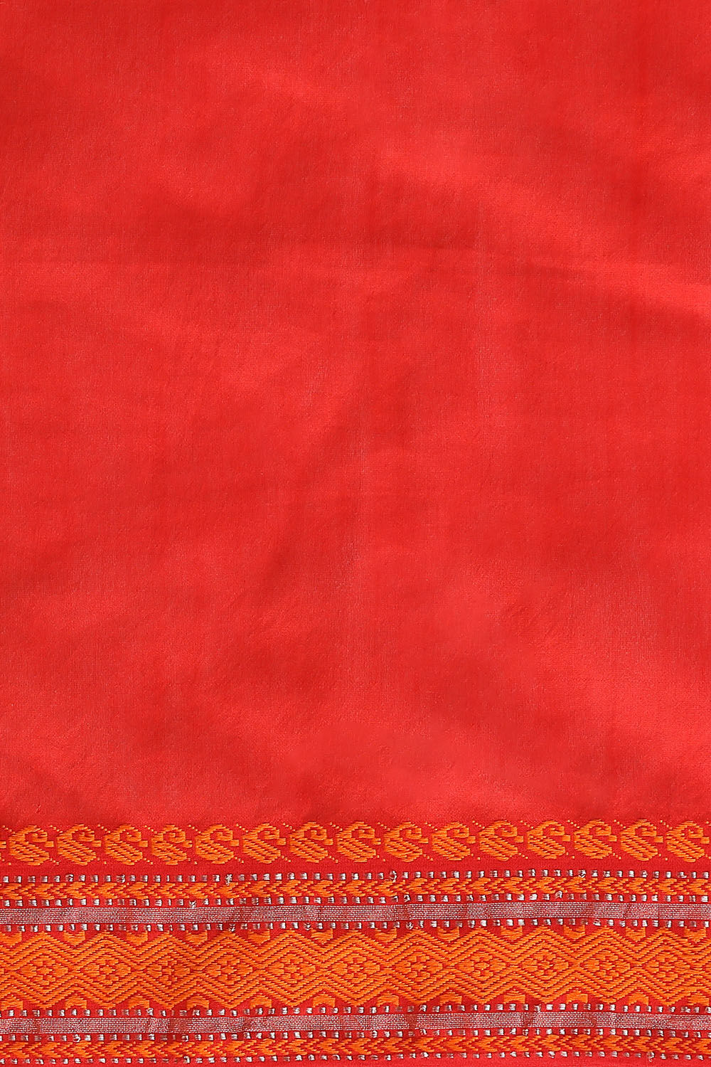 Green Pure Silk Linen Bengal Saree image number null