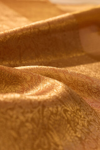 Light Red Viscose Tissue Woven Saree thumbnail image number null