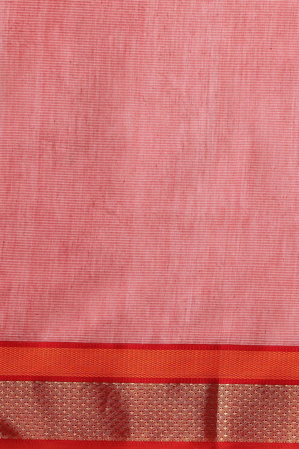 Light Orange Pure Silk Cotton Maheswari Saree image number null