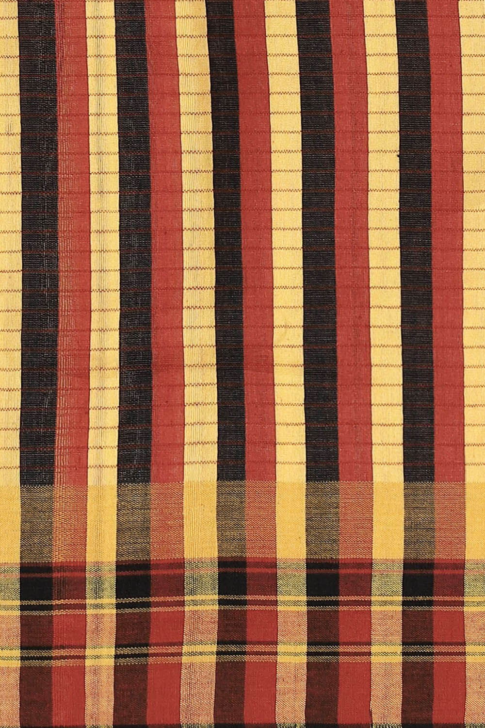 Brown Pure Tussar Silk Bhagalpuri Saree image number null