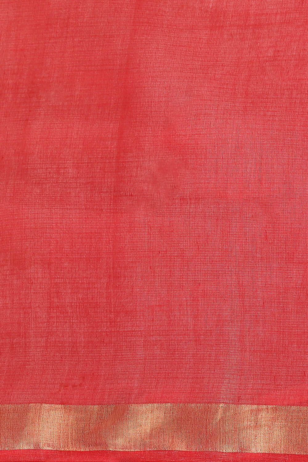 Red Pure Silk Cotton Bengal Saree image number null