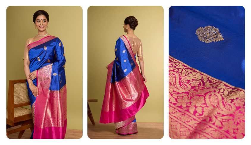Silk Kadwa Banarasi Saree