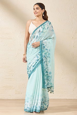 Linen Sarees Online By Taneira