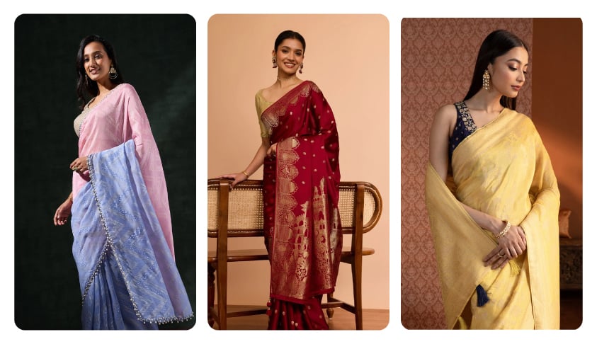 Bridal saree from Taneira wedding collection