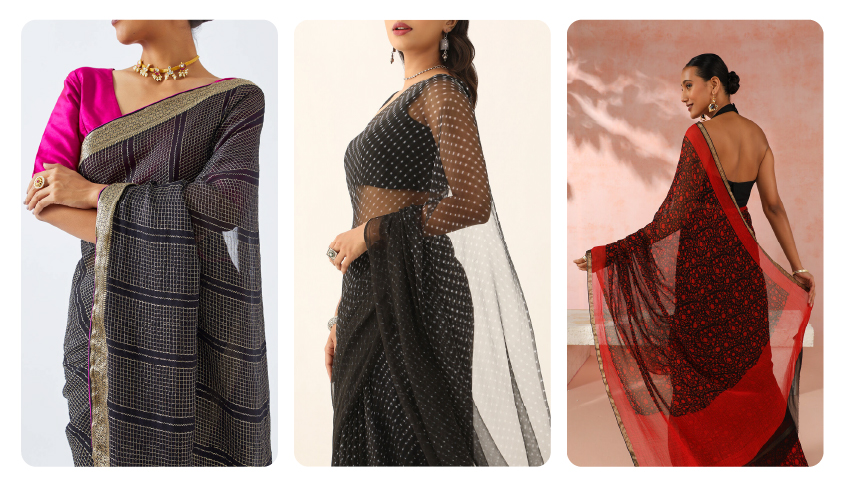 Georgette and Chiffon: Effortless Grace 
