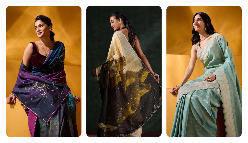 Show-Stopping Signature Sarees by Taneira 