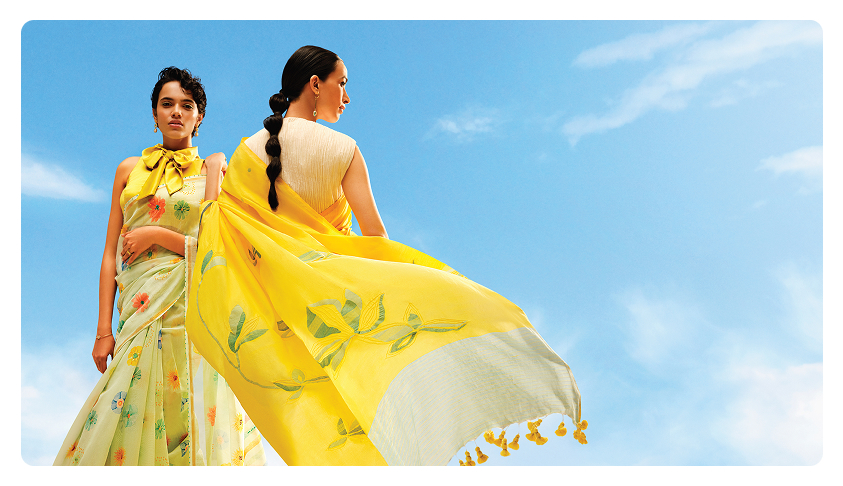 Breezy fabrics, easy drapes
