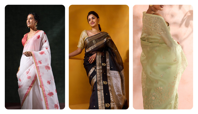 Organza Sarees