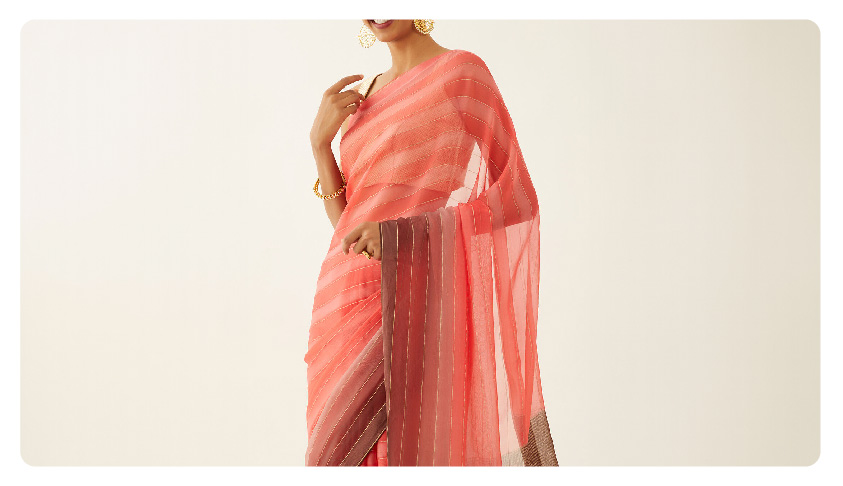 Discover the Timeless Beauty of Chiffon Sarees from Taneira
