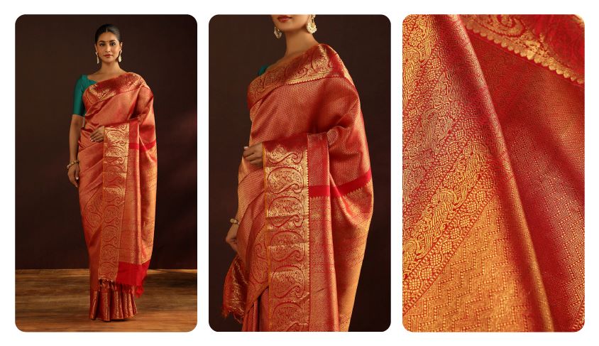 Stunning Wedding Sarees for Brides: Bridal Collection at Taneira