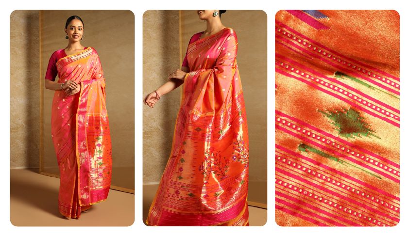 Stunning Wedding Sarees for Brides: Bridal Collection at Taneira