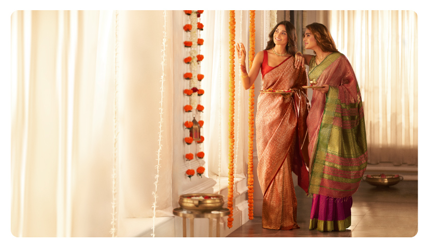 Sarees for Karwa Chauth Celebration