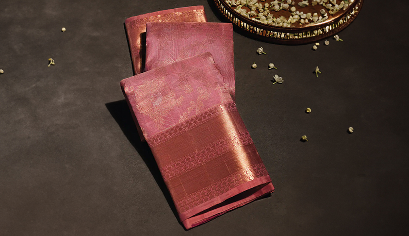 Contemporary Bridal Saree Look By Taneira