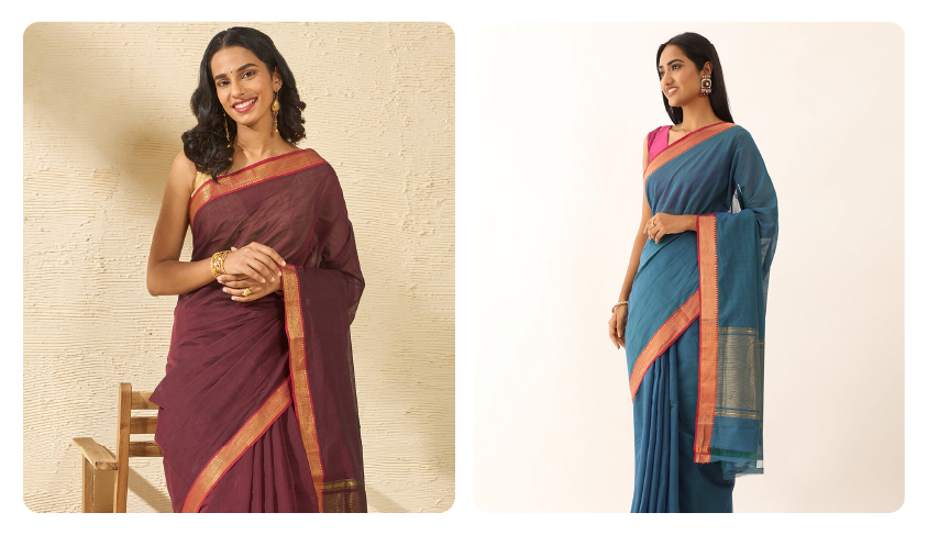 Cotton Sarees for Working Women By Taneira