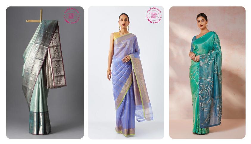 Organza & Tissue Sarees – Modern Reception Saree