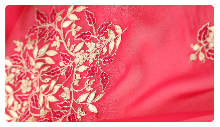 Georgette Sarees and How to Drape Them By Taneira