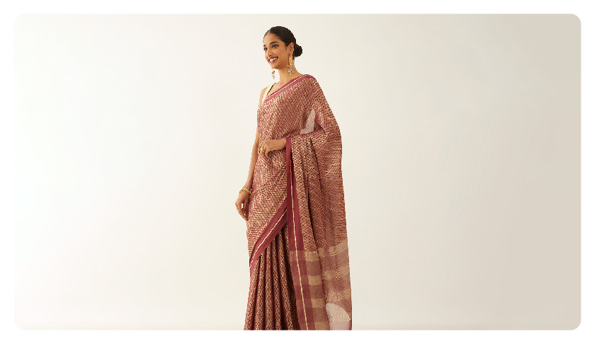 Georgette Sarees and How to Drape Them By Taneira