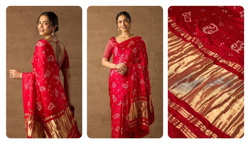 Styling Bandhani Sarees for Festivals: Expert Tips & Ideas | Taneira