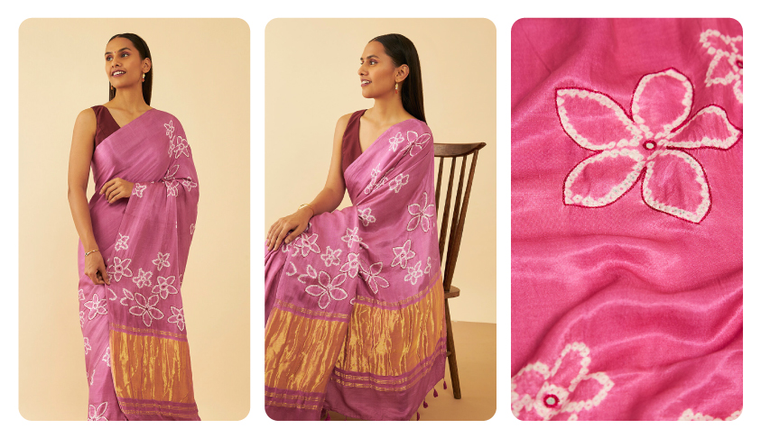 Styling Bandhani Sarees for Festivals: Expert Tips & Ideas | Taneira