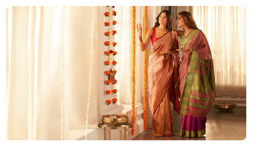 Surprise Your Wife with Taneira's Exclusive Karwa Chauth Sarees