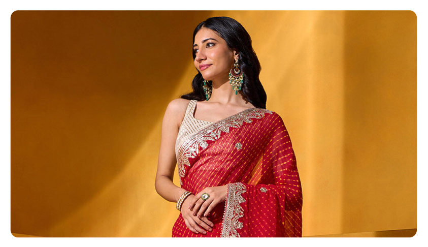 Surprise Your Wife with Taneira's Exclusive Karwa Chauth Sarees