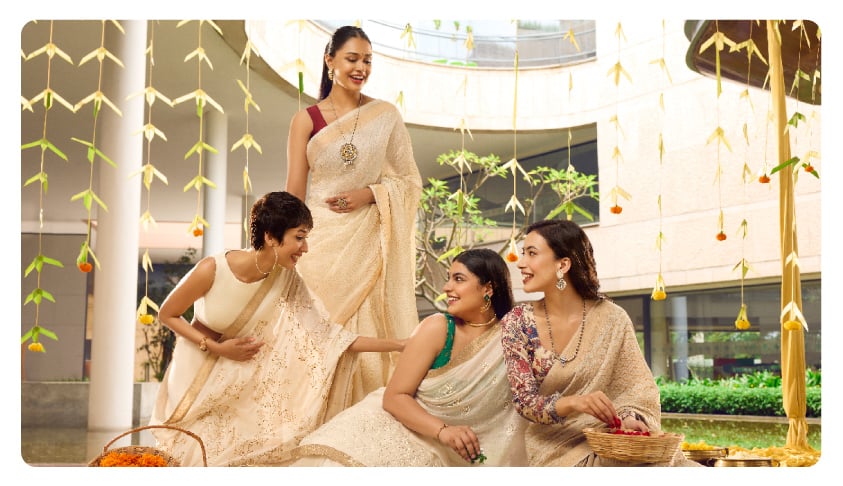 Elegance and Comfort of Kerala Sarees by Taneira