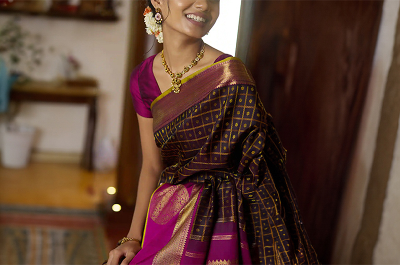 The Beauty of Kanjivaram Motif By Taneira