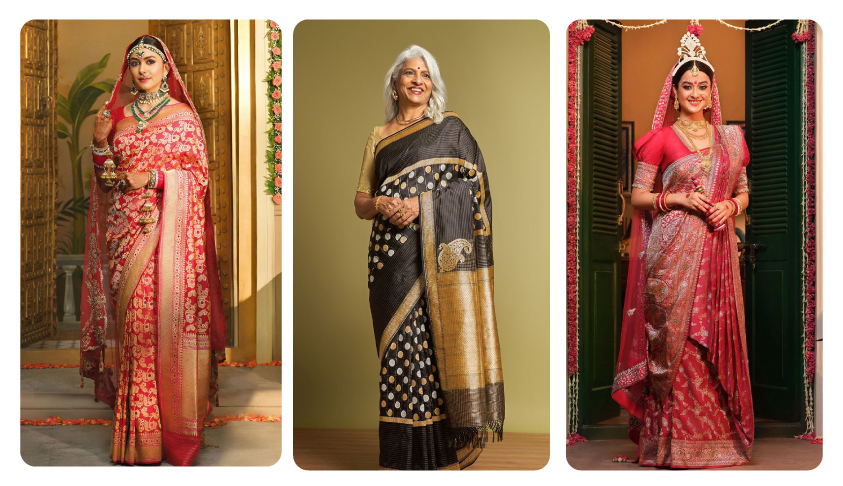 Fabrics That Shine at Mehendi