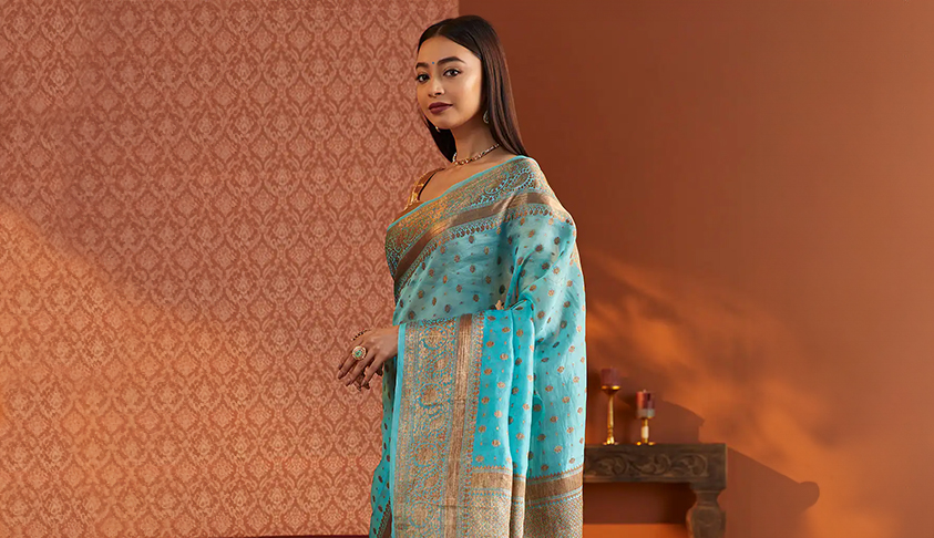 World Of Blue Sarees By Taneira