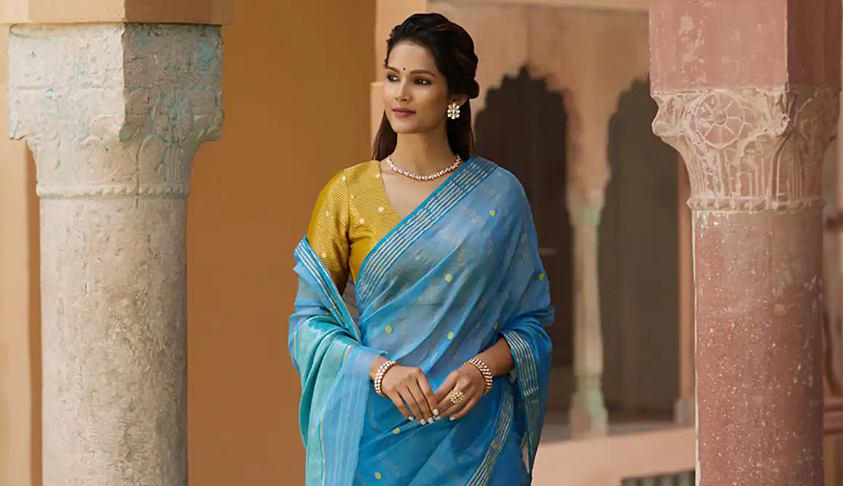 World Of Blue Sarees By Taneira