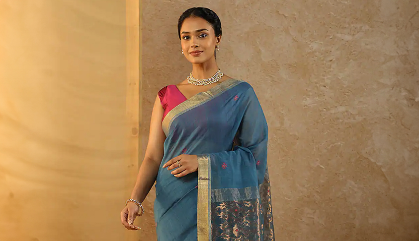 World Of Blue Sarees By Taneira