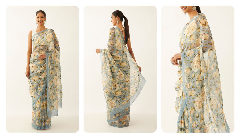 Versatile Floral Printed Sarees for Your Summer Wardrobe 