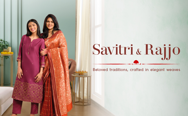 Savitri Rajjo Sarees By Taneira