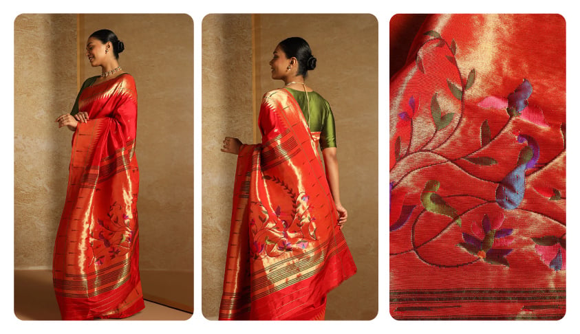 Bridal saree from Taneira wedding collection