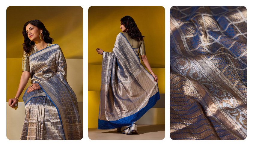 Tissue Brocade Banarasi Saree 